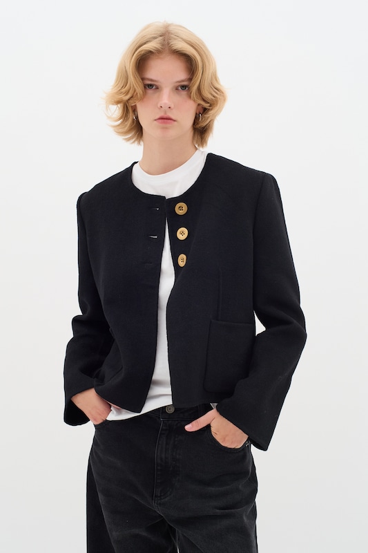 InWear InWear Blazer 'JennieI' in Schwarz Saisonschlussverkauf