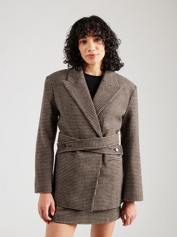u0026 Other Stories & Other Stories Blazer in Cappuccino Dunkelbraun Osterangebot