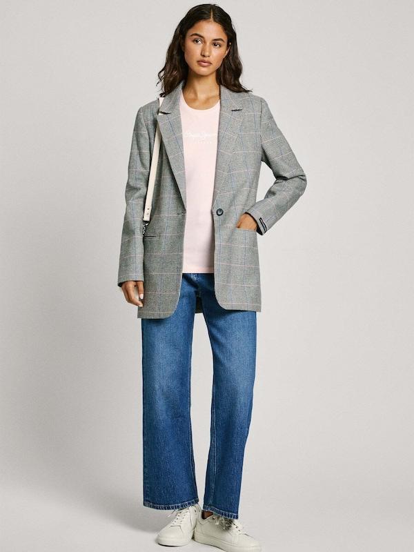 Pepe Jeans Pepe Jeans Blazer 'Flavia' in Anthrazit Vatertagsangebot