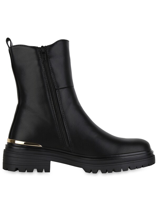 Van Hill Van Hill Stiefelette 'Amelia' in Schwarz Clearance-Verkauf