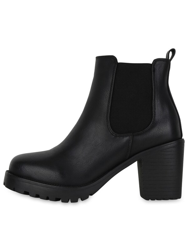 Van Hill Van Hill Chelsea Boots 'Bella' in Schwarz Im Verkauf
