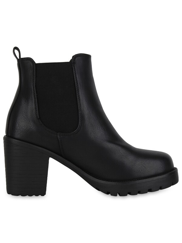 Van Hill Van Hill Chelsea Boots 'Bella' in Schwarz Im Verkauf