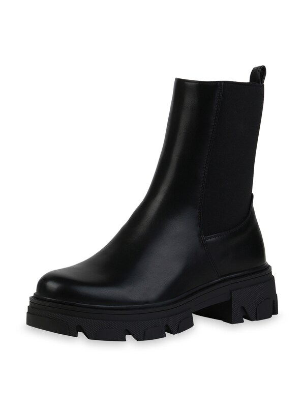 Van Hill Van Hill Chelsea Boots ' Layla ' in Schwarz zollfrei