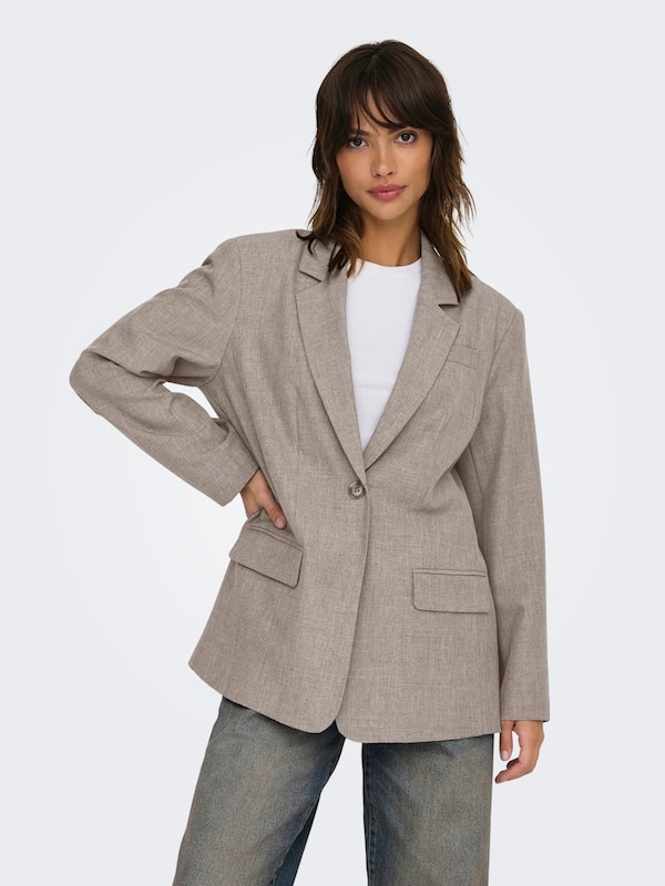 ONLY ONLY Blazer 'ONLLinda' in Beigemeliert Cyber Monday
