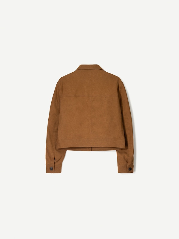 Bershka Bershka Jacke in Umbra Valentinstagsangebot