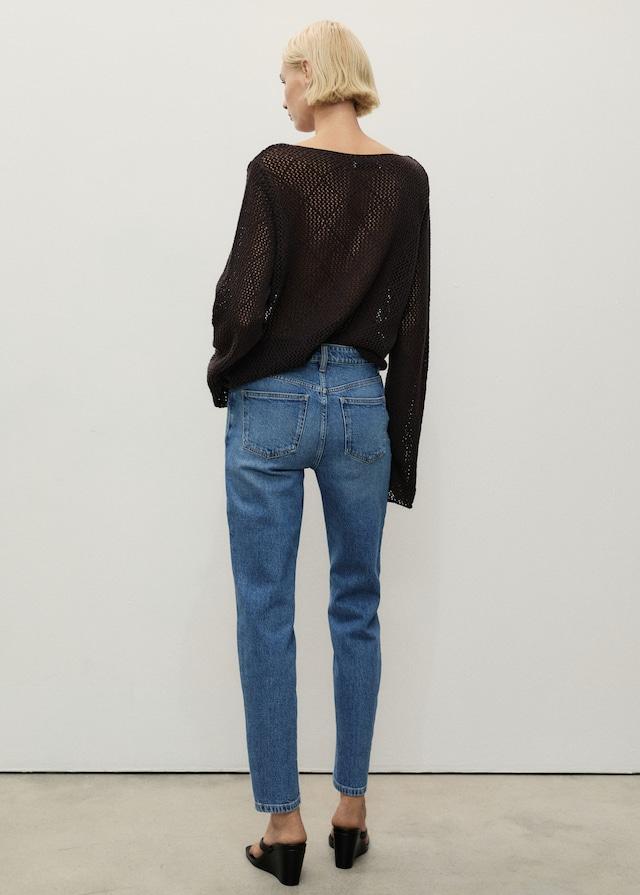 Mango Comfort-Jeans mit hohem Bund Newmom Kostenloser Versand