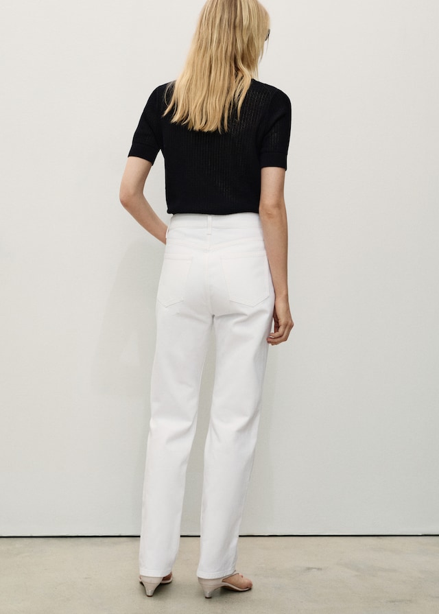 Mango Gerade Jeans Matilda mit mittlerer Bundhöhe Sonderangebot