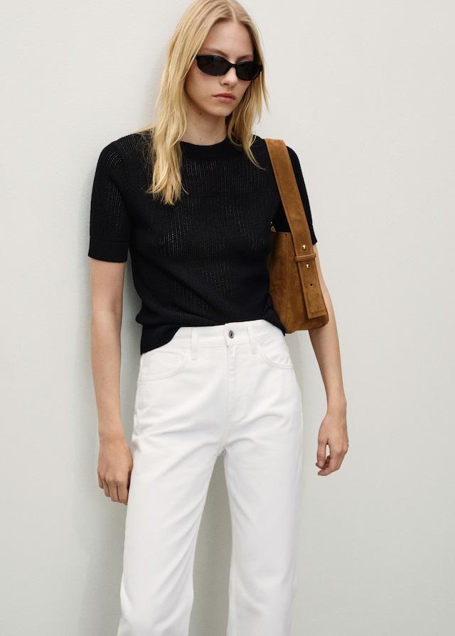 Mango Gerade Jeans Matilda mit mittlerer Bundhöhe Sonderangebot