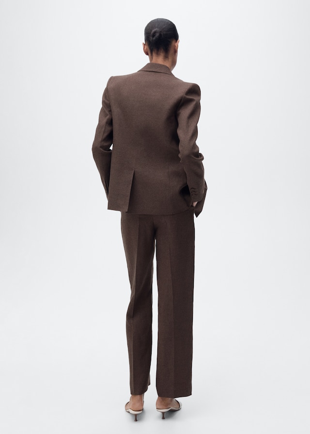Mango Gerade Anzughose aus Leinen Online Shopping