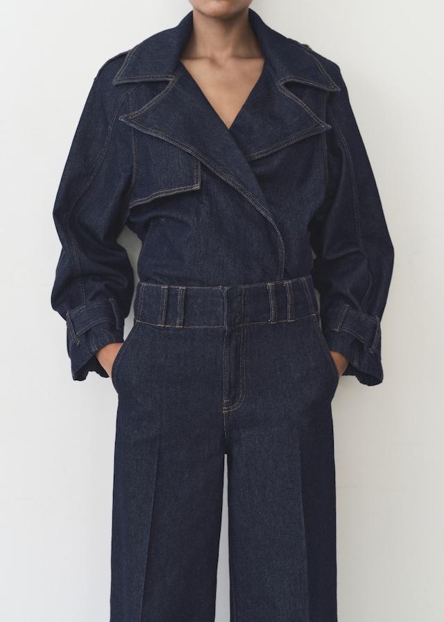 Mango High-Waist-Jeans mit weitem Bein Exklusivangebot