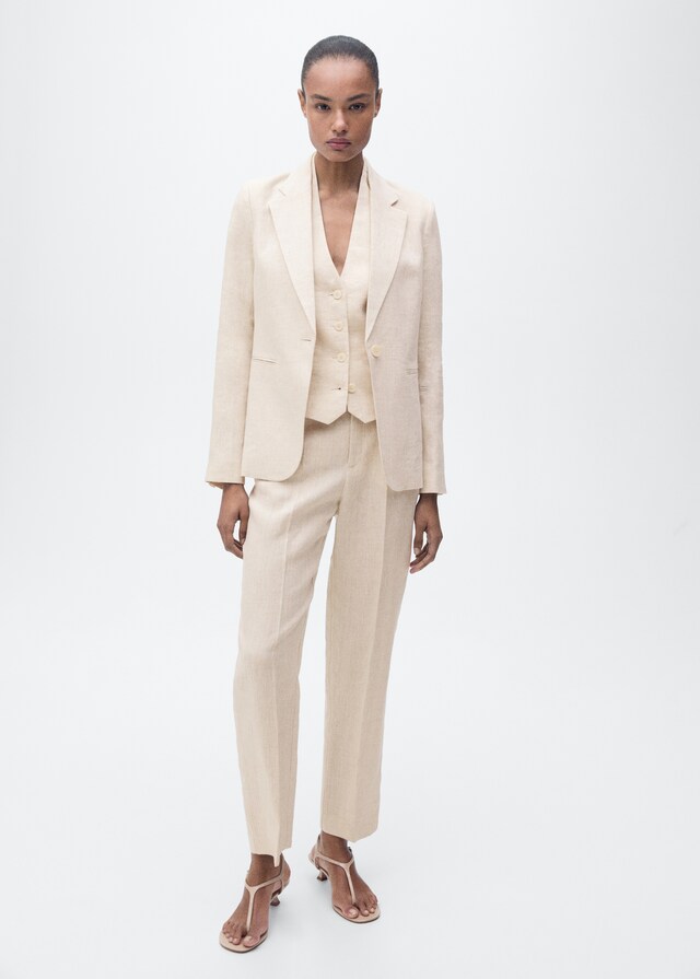 Mango Leinen-Anzughose Cyber Monday