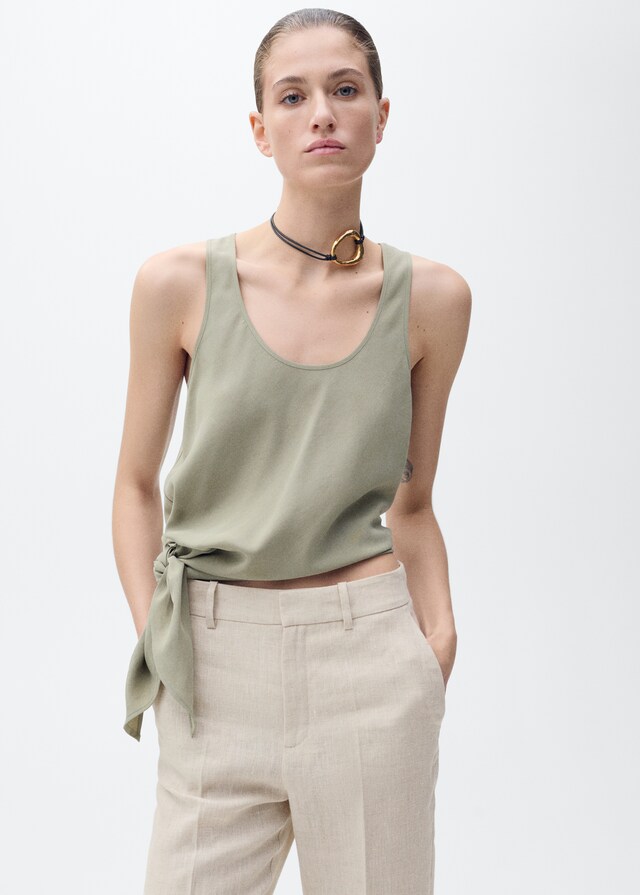 Mango Leinen-Anzughose Cyber Monday