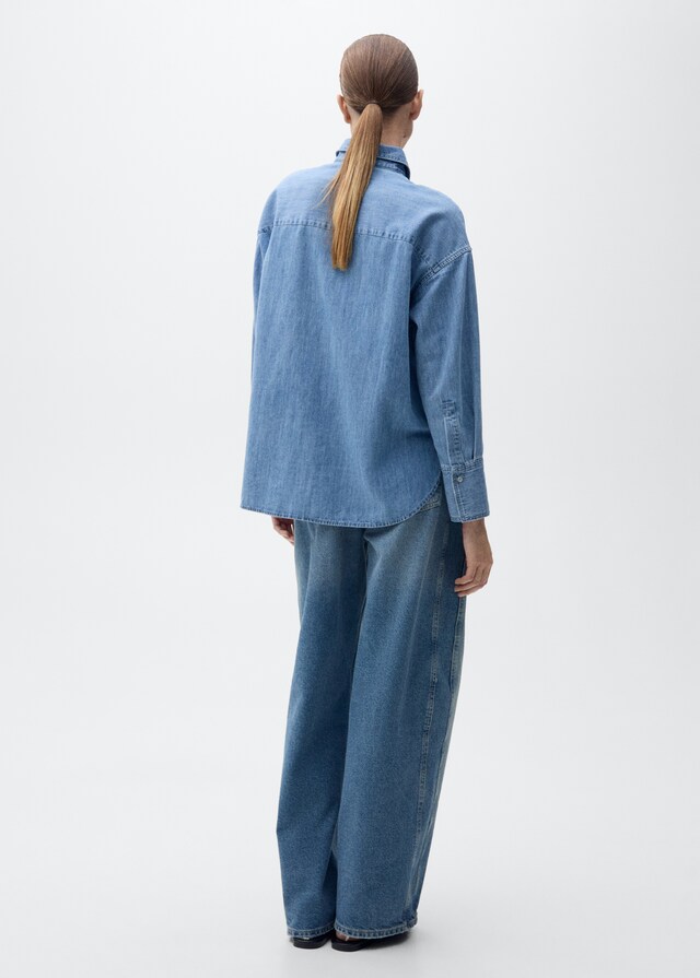 Mango Oversize-Denimhemd Blitzangebot