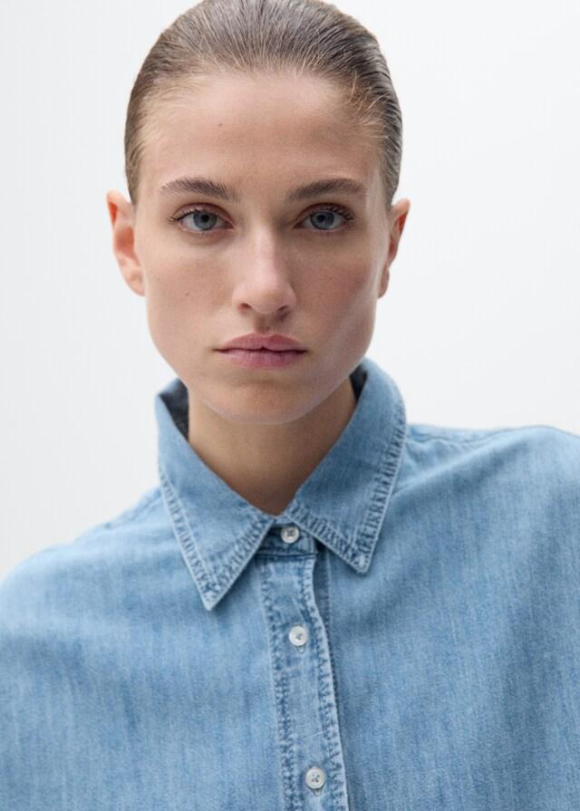 Mango Oversize-Denimhemd Blitzangebot