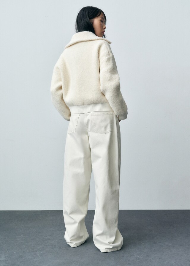 Mango Bouclé-Jacke aus Wollgemisch Riesige Ersparnisse