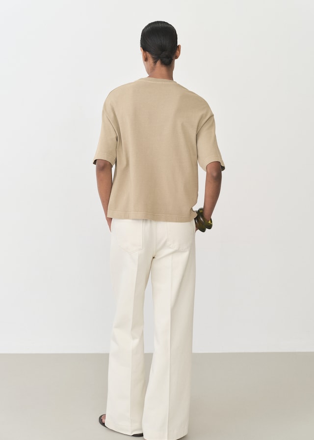 Mango Oversize Baumwoll-T-Shirt Clearance-Verkauf