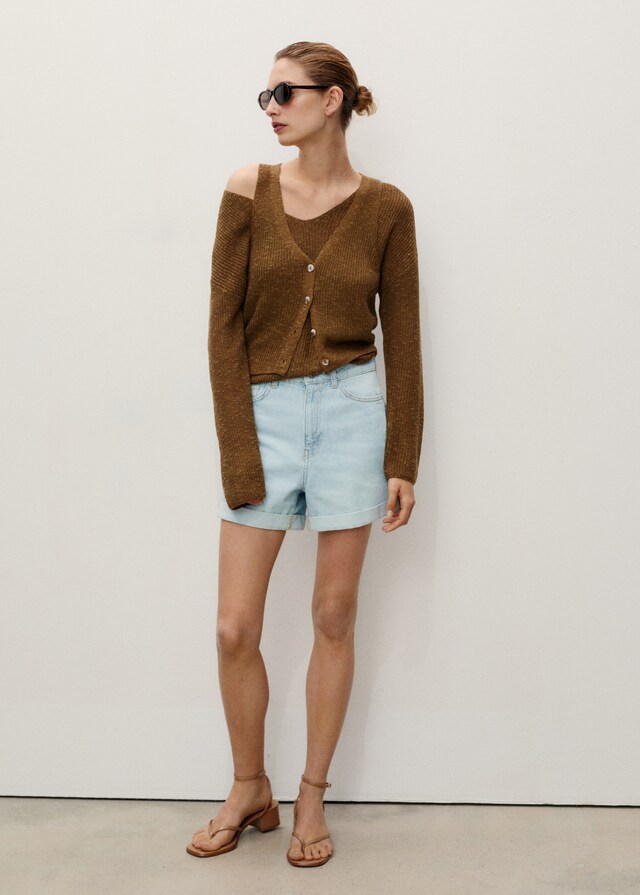 Mango Mom Fit-Jeans-Shorts Angebote