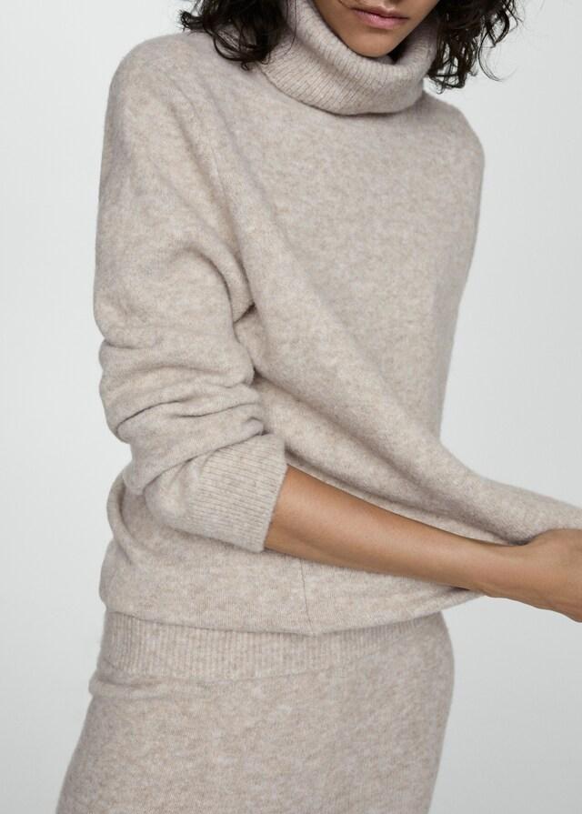Mango Strickpullover mit Rollkragen Sonderangebot
