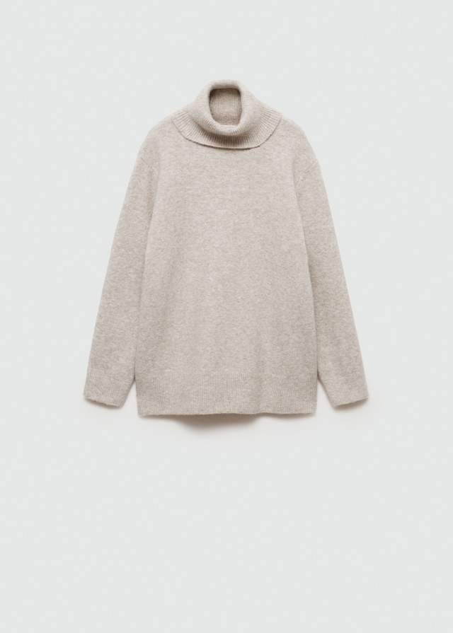 Mango Strickpullover mit Rollkragen Sonderangebot