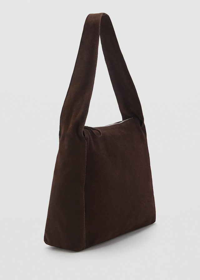 Mango Shopper-Bag aus Rauleder Saisonschlussverkauf