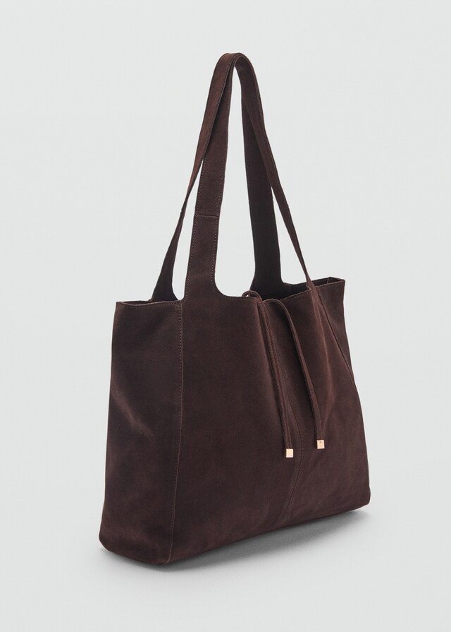 Mango Shopper-Bag aus Rauleder Black Friday