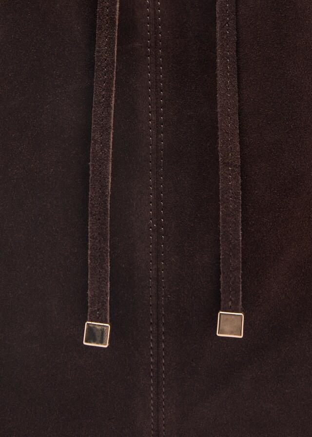 Mango Shopper-Bag aus Rauleder Black Friday