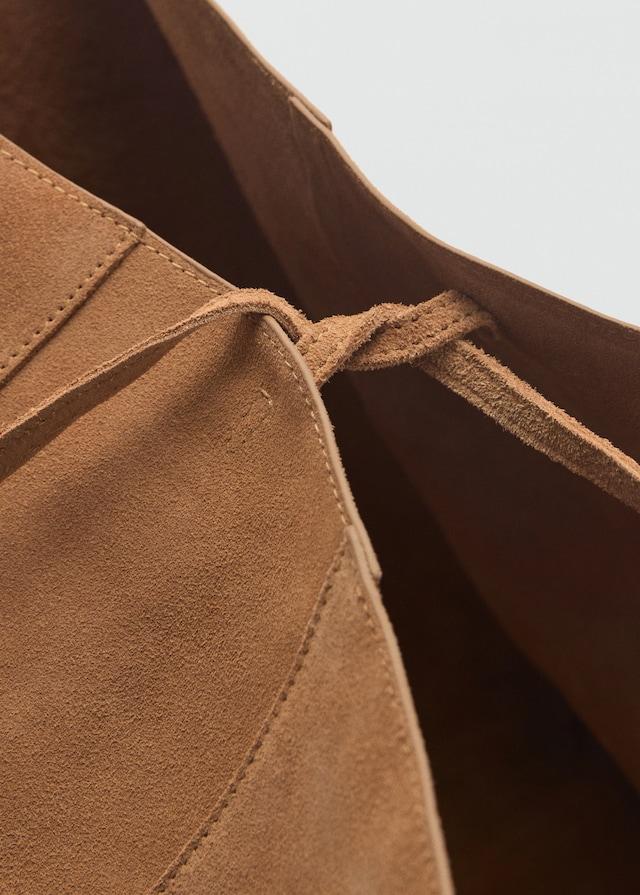 Mango Shopper-Bag aus Rauleder Cyber Monday