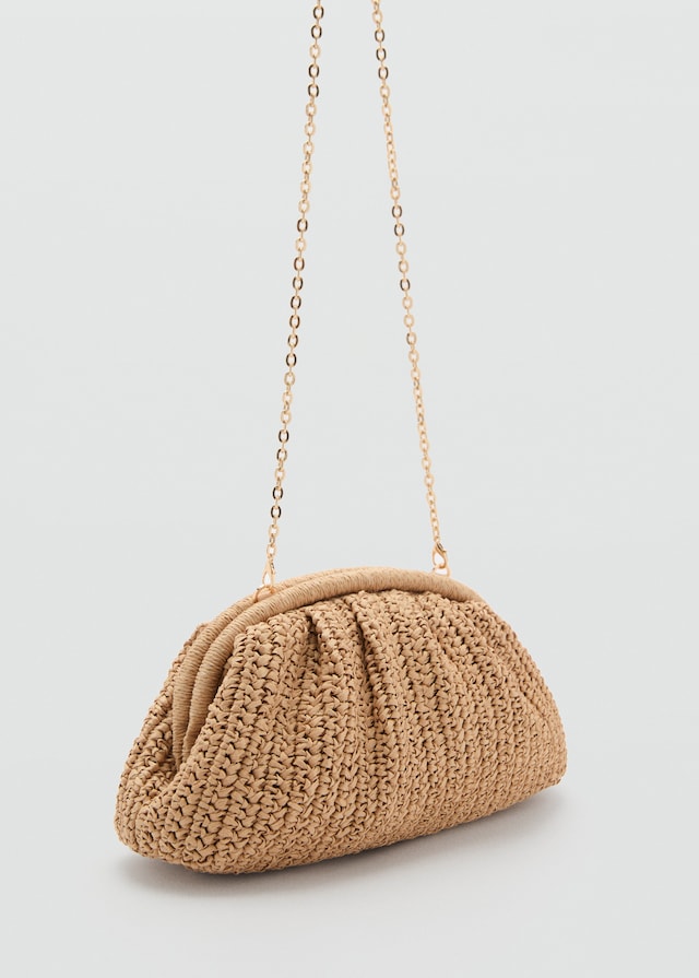 Mango Handtasche aus Naturfaser Vatertagsangebot