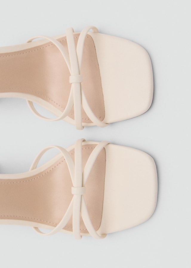 Mango Riemensandale mit Absatz Online Outlet