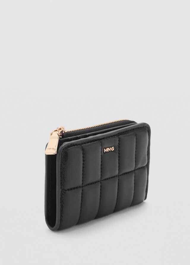Mango Gesteppte Brieftasche mit Klappe Letzte 3 Tage