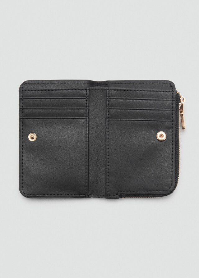 Mango Gesteppte Brieftasche mit Klappe Letzte 3 Tage