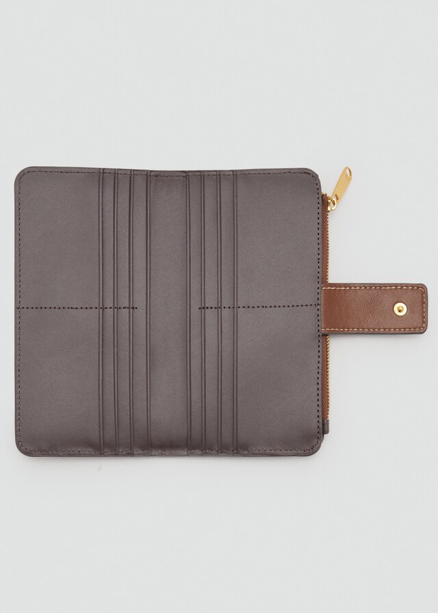 Mango Brieftasche mit Logo-Print Neueste Stile