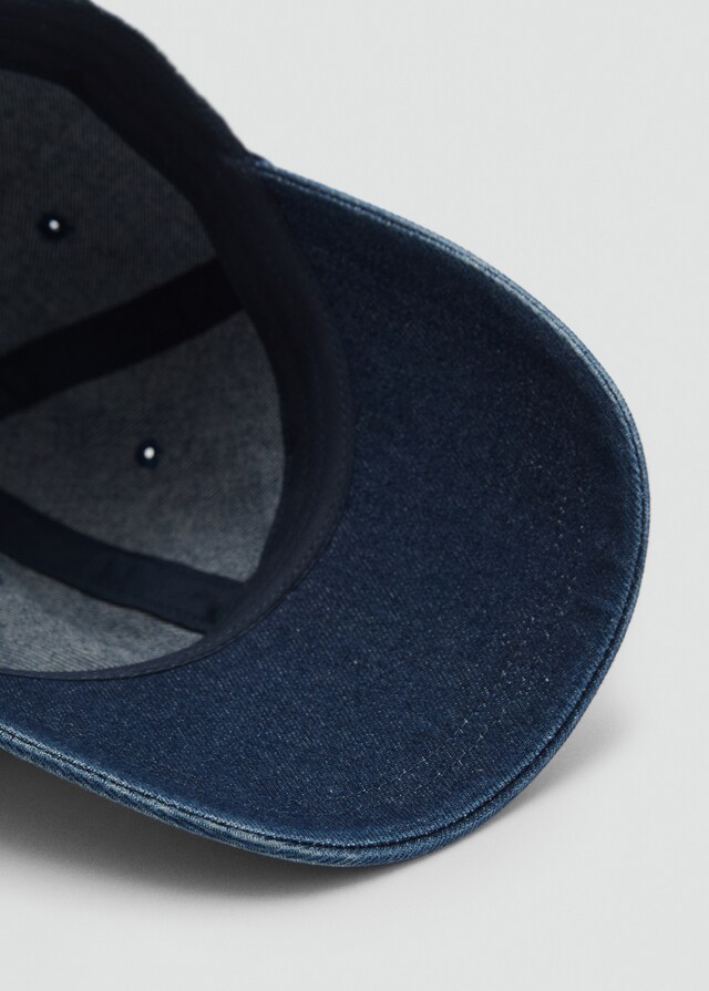 Mango Denim-Schirmmütze Super Rabatt
