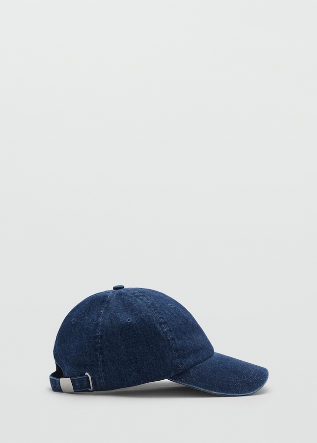Mango Denim-Schirmmütze Super Rabatt