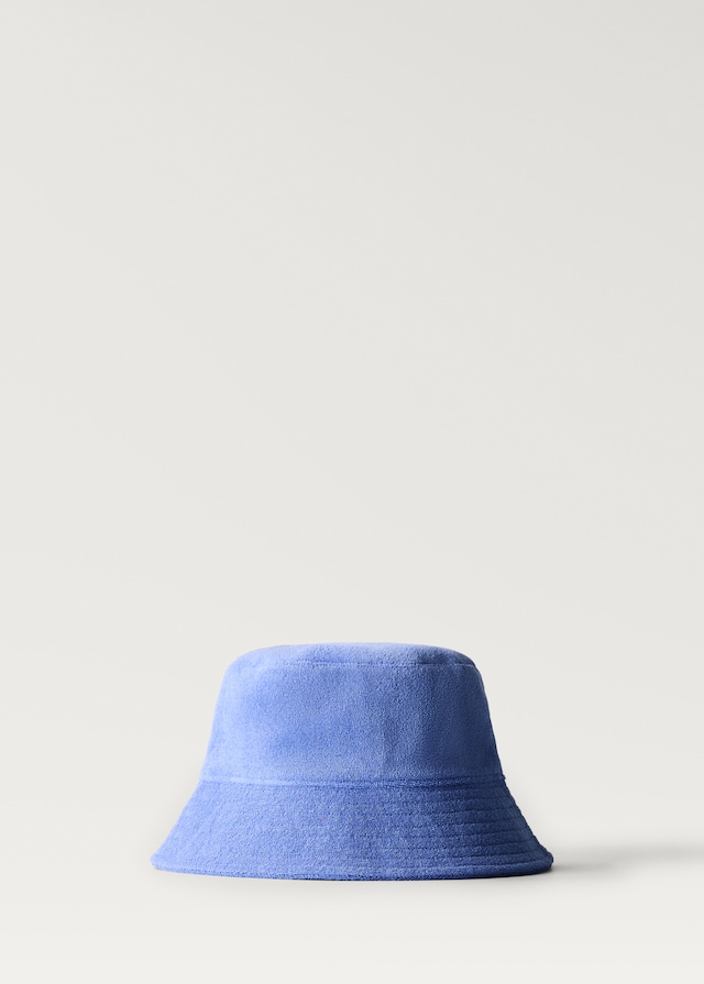 Mango Bucket Hat mit Frottee-Effekt 50% Rabatt mit kostenlosem Versand