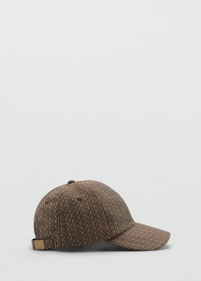 Mango Kappe mit Mango-Logo-Print Kostenloser Versand international