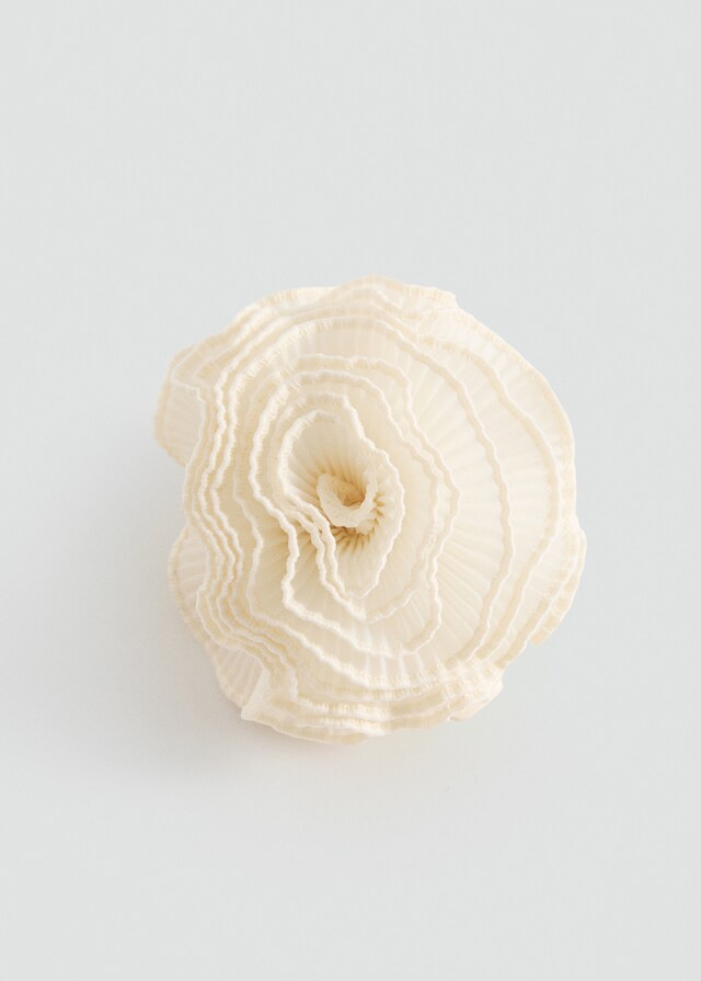 Mango Haarspange Blume Textur Outlet