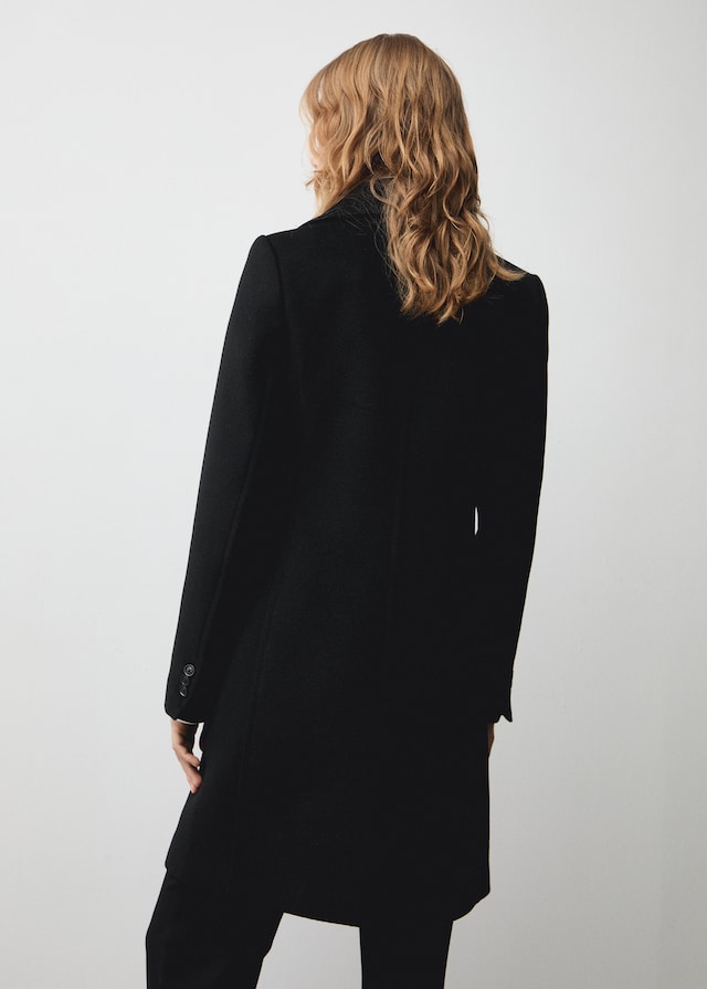 Mango Zweireihiger Midi-Wollmantel Cyber Monday