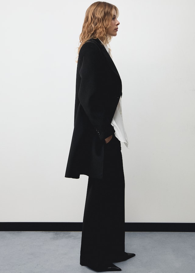 Mango Zweireihiger Midi-Wollmantel Cyber Monday