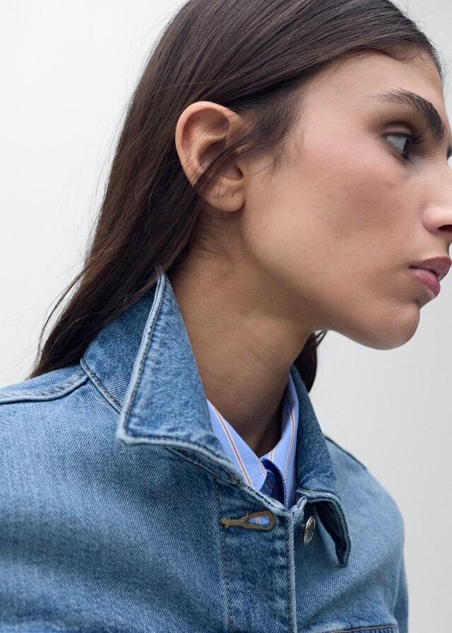 Mango Crop Jeansjacke Vatertagsangebot