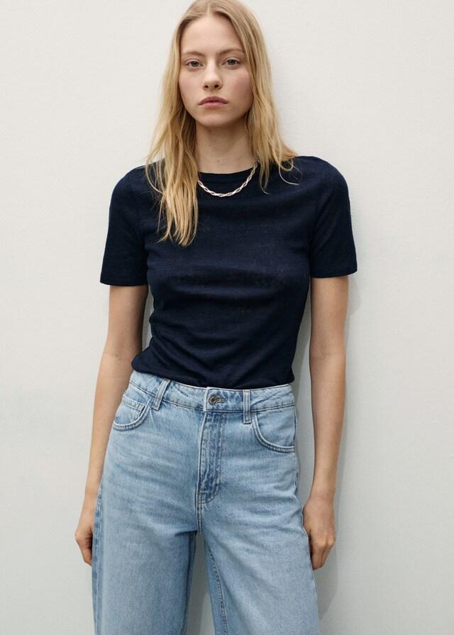 Mango Wideleg-Jeans mit hoher Bundhöhe Danila Valentinstagsangebot