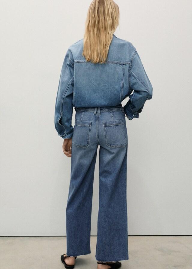 Mango Culotte-Jeans mit hohem Bund Catherin Neueste Mode