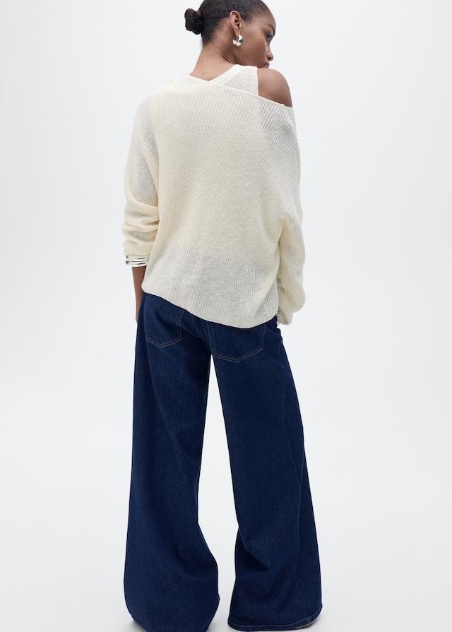 Mango Strickpullover mit V-Ausschnitt Neuheiten