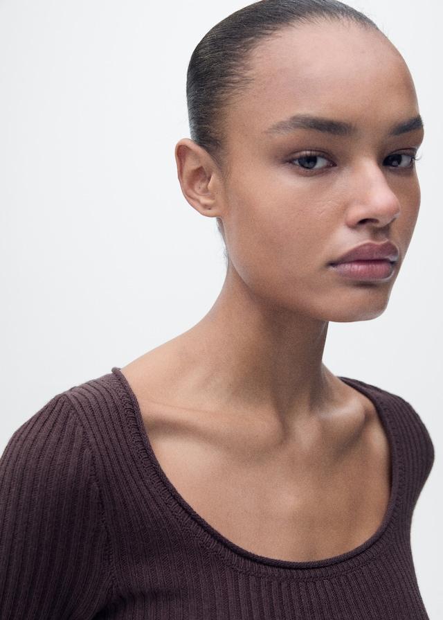 Mango Strickpullover aus Leinengemisch Saisonale Angebote