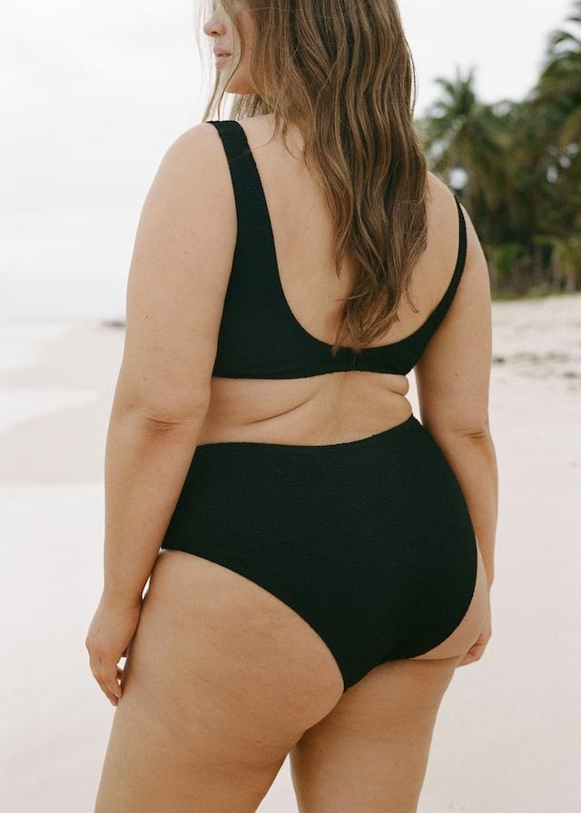 Mango Bikini-Top mit Frottee-Effekt im Angebot