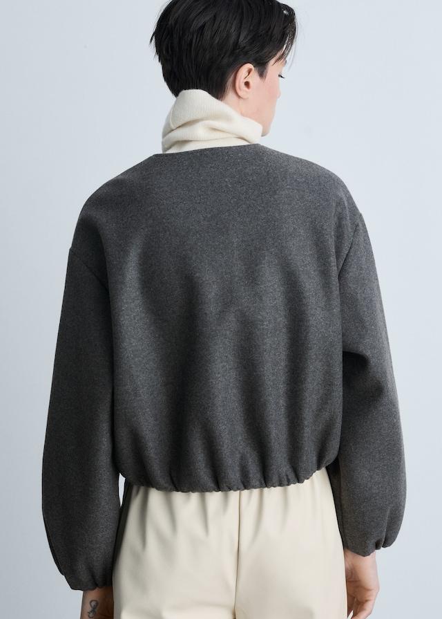 Mango Bomberjacke mit gerafften Details Limitierter Zeitrabatt