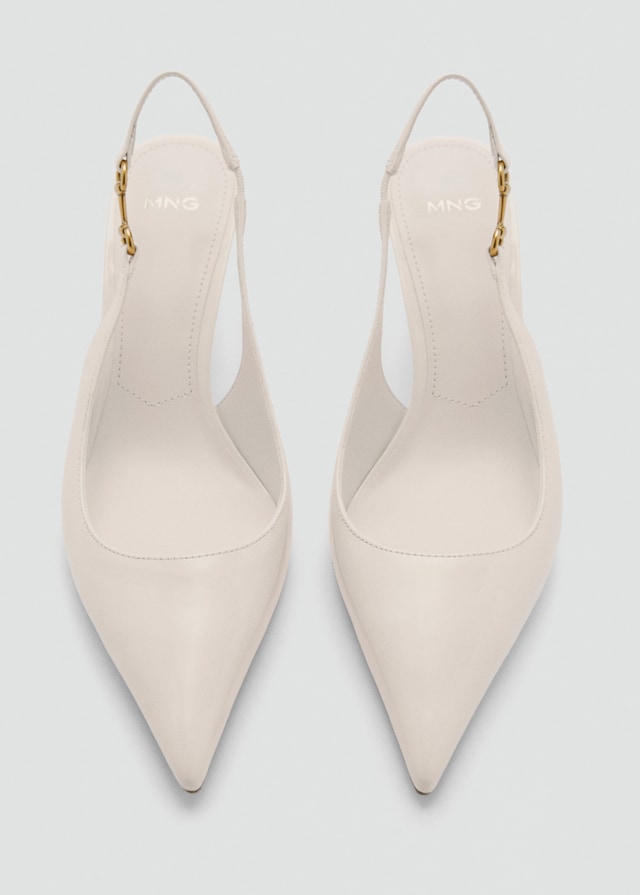 Mango Pumps mit Gliederdetail Fabrik Onlineshop