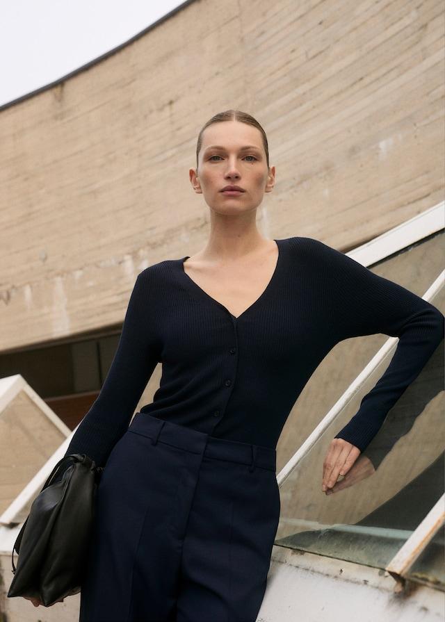 Mango Jumpsuit mit Kontrastoberteil Günstig kaufen