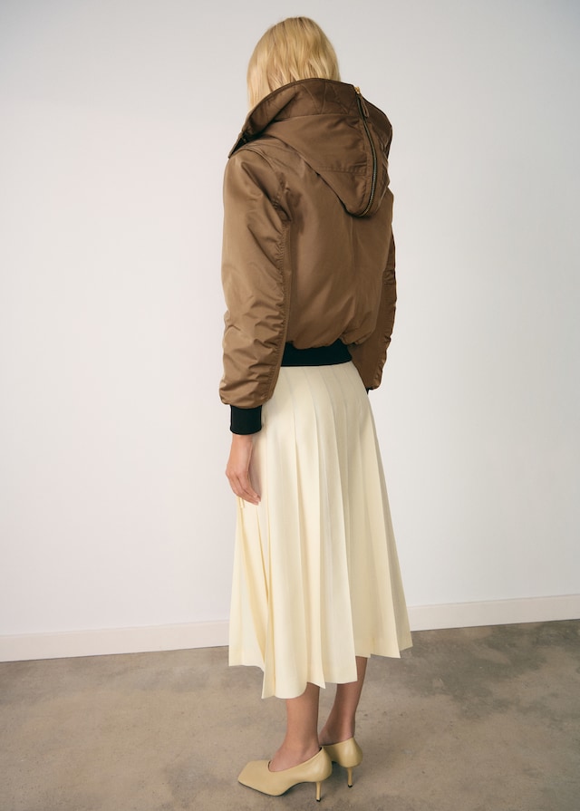 Mango Bomberjacke mit Shearling-Innenfutter Osterangebot