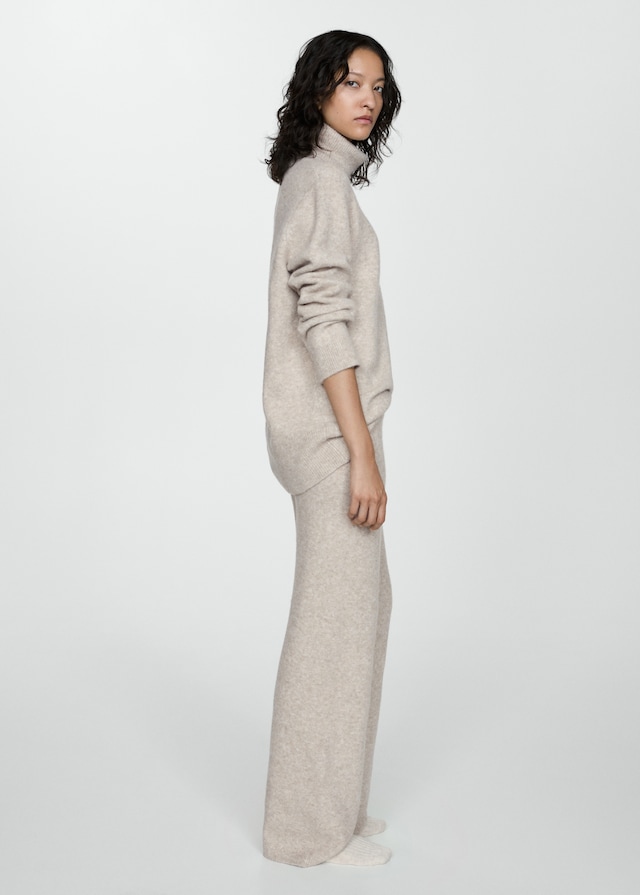 Mango Gerade Strickhose Neueste Mode